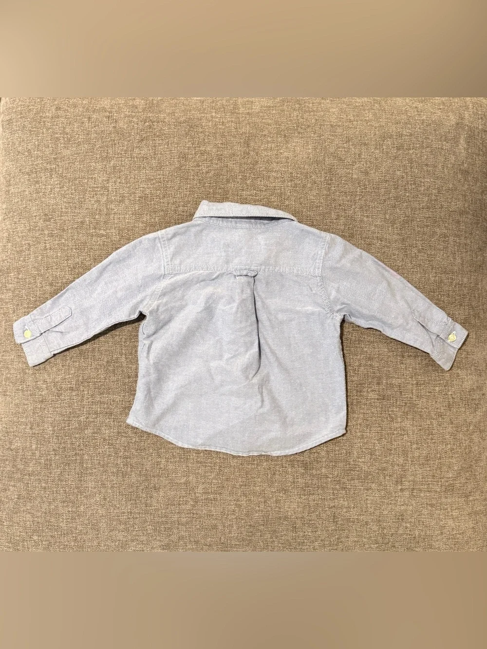 Baby GAP Light Blue Button-Down Shirt 18-24m